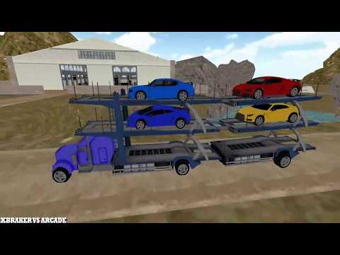 Offroad USA Truck Car Transport Simulator Android Gameplay