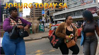 Downtown Johannesburg Walk 🇿🇦 | Bree Taxi Rank to Park Station Afternoon