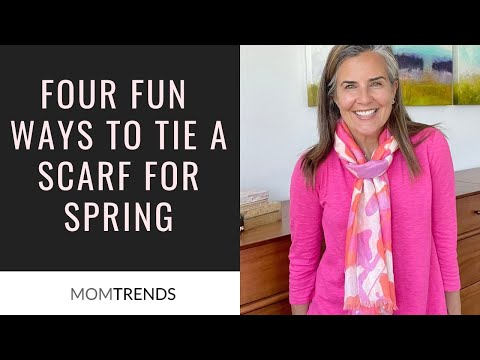 YouTube video about: How to wear a spring scarf?