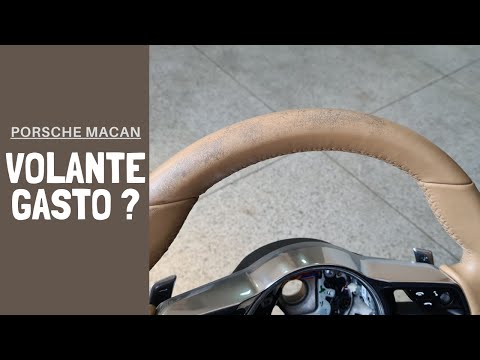 VOLANTE DESGASTADO OU MANCHADO? NÓS FIZEMOS O TINGIMENTO NESSA PORSCHE MACAN. CONFIRA!!
