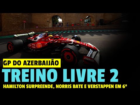 AZERBAIJAN GP: FREE PRACTICE 2 - HAMILTON SURPRISES, LANDO NORRIS CRASHES AND VERSTAPPEN IN P6