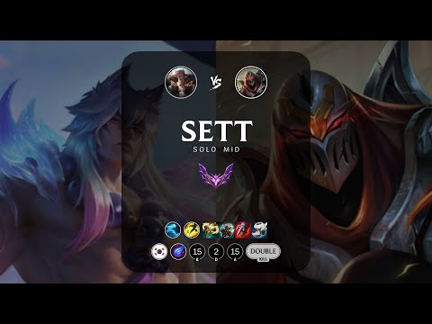 Sett Mid vs Zed - KR Master Patch 13.4