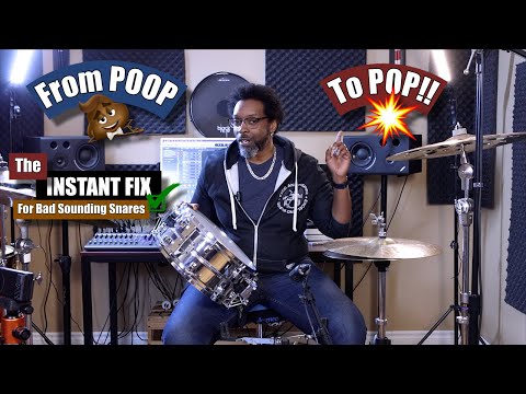 From Poop To POP! 💥 Fix ANY Bad Sounding Snare In Seconds 🤩