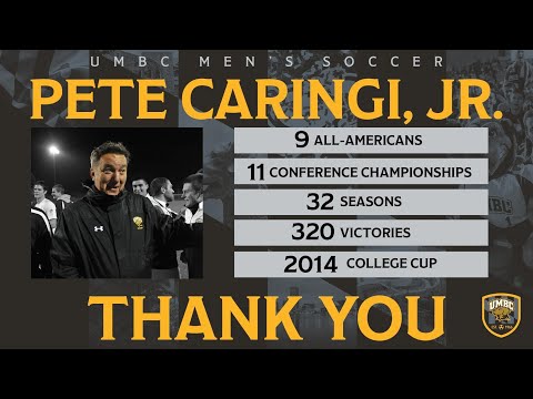 Head Soccer Coach Pete Caringi, Jr. Announces Retirement from UMBC