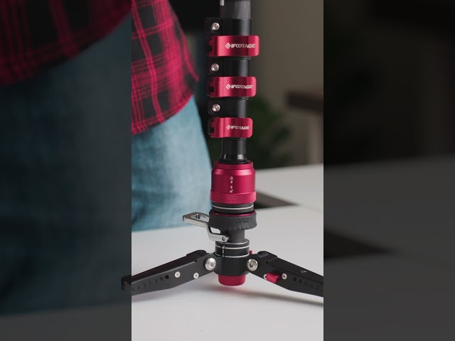 Vídeo relacionado con IFOOTAGE Cobra 3 C180F-P,Monopie de Cámara, Monopie de Video Telescópico, Diseño de Pedal Innovador, Adecuado para Cámaras SLR y Videocámaras, Fibra de Carbono (180 cm)