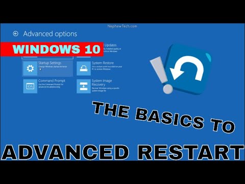 The Basics Of Advanced Restart In Windows 10