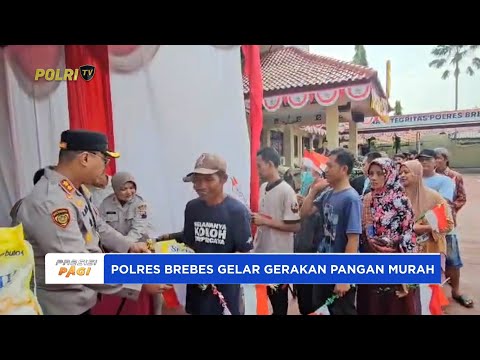 POLRES BREBES LAKSANAKAN GERAKAN PANGAN MURAH