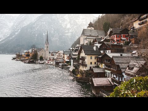 Áustria Hallstatt (Alta Áustria) | Vista Aérea