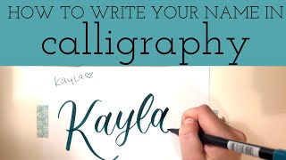How to Write Your Name in Calligraphy: A step-by-step guide