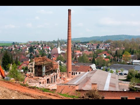 Old Pottery Demolition / Abbruch Tonwarenfabrik Rombold Weissach i. Tal,  03.05.2016.