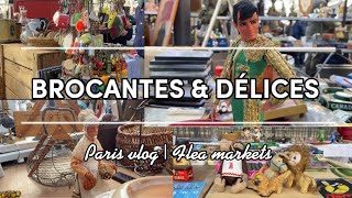 【蚤の市】#6 Flea Market Jussieu Paris |パリ蚤の市 &ブロカント| 戦利品＆美味しいもの大公開✨