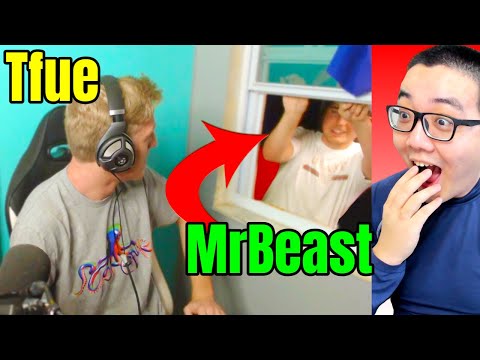 Surprising Tfue With $10,000 Live - Fortnite… Humdrum Singaporean REACTS To @MrBeast@TTfue