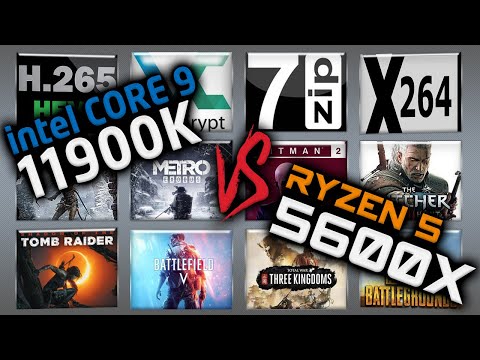 Intel i9 11900K vs Ryzen 5 5600X Benchmarks – 15 Tests 🔥