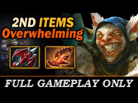 the enemy was overwhelmed by Meepo's, 2nd items Overwhelming Blink - Full Gameplay Meepo #323