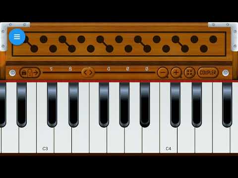 Happy birthday to you on harmonium app.