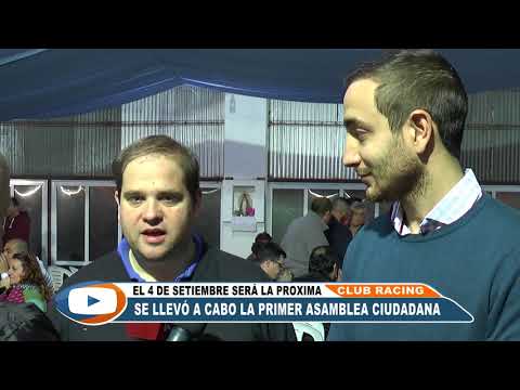 Asamblea Ciudadana en el Racing Football Club - Fútbol inferiores Liga InterProvincial