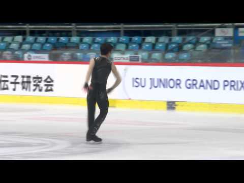 ISU 2014 Jr Grand Prix Zagreb Men Short Program Daniel SAMOHIN ISR