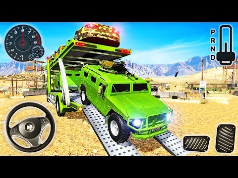 Army Cars Transport Drive - Army Transporter Simulator - Android GamePlay