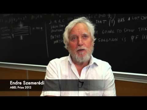 Interview at CIRM : Endre Szemerédi, Abel Prize 2012