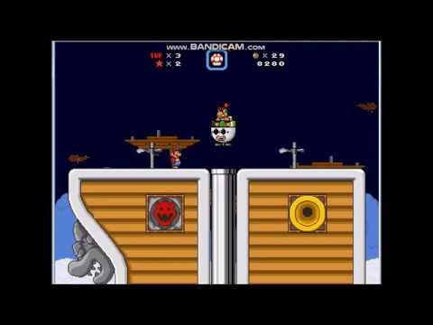 SMBX Custom Level: Bowser Jr.’s Gargantuan Gunship