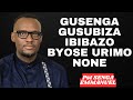 WICOGORA MUGUSENGA UWITEKA ARAKURI MWEREKE BYOSE URIGUCAMO Pst SENGA EMMANUEL