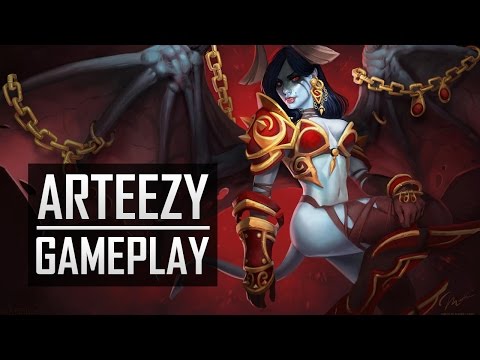 Arteezy (Queen of Pain) - Gameplay Dota 2