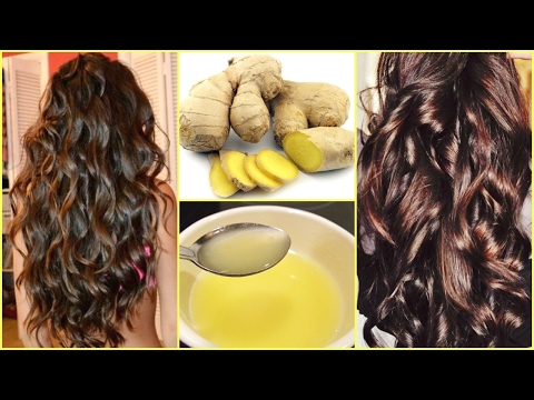 Homemade Ginger Hair Oil For Extreme Hair Growth, Hair Loss │DIY GINGER HAIR MASK SILKY, SHINY HAIR Video