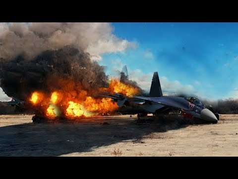 Russia's Most Expensive Su-35 Jet Hit Destroy by Ukrainian Hawk Anti-Air Missile - ARMA 3