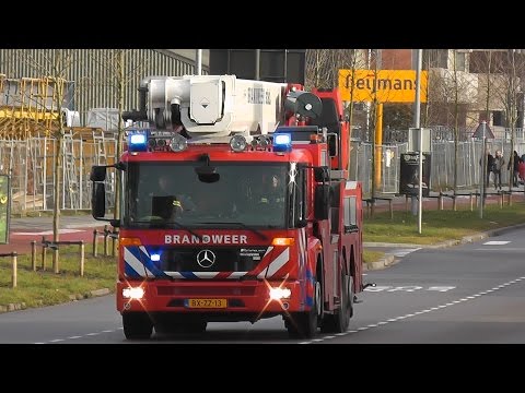 5X Brandweer Groningen stad met Spoed naar meldingen - 3X TS 01-1831 2X HW 01-1851