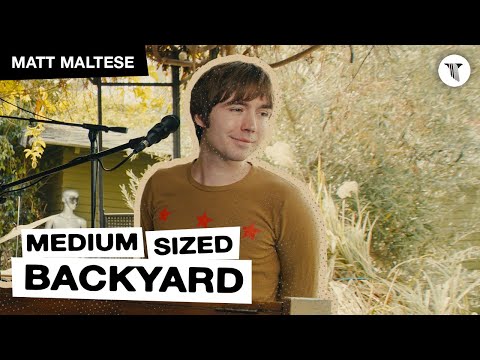 Matt Maltese Live in the Medium Sized Backyard