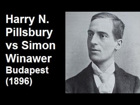 Harry Pillsbury vs Simon Winawer - Budapest (1896) #33
