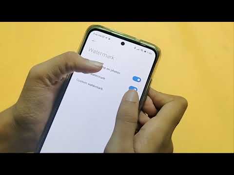 How to on watermark in Poco F4 5G | camera watermark enable kaise kare | camera watermark setting