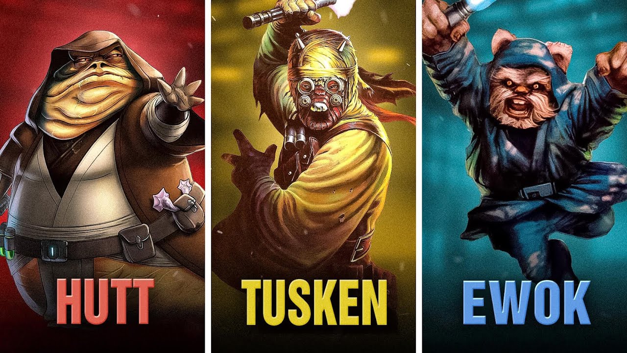 The 10 RAREST Jedi Species in ALL of Star Wars!