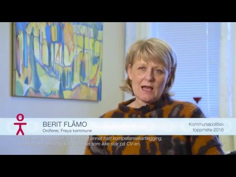 Kommunalpolitisk toppmøte 2016 - Film fra Frøya og Lillehammer kommune