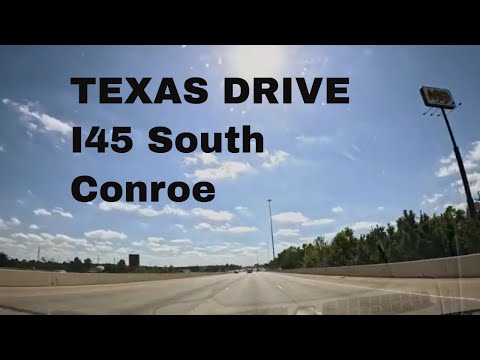 Interstate 45 South- Conroe, Texas #driving