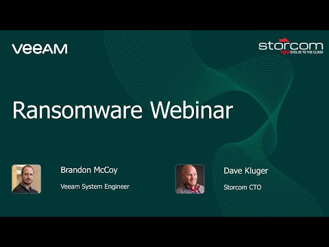 Veeam Ransomware Prevention & Protection in 2021 Webinar