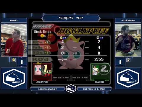 S@PS 42 Melee Singles - Momo (Puff) vs Gillionayre (Marth) - Losers Bracket