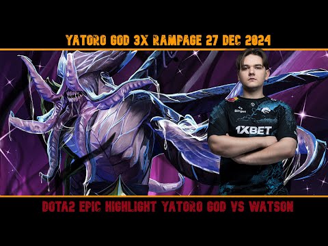 Yatoro Triple Rampage last days of 2024! | DOTA2