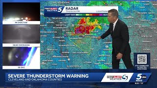 Severe weather update 8:57 p.m. October 23 2025