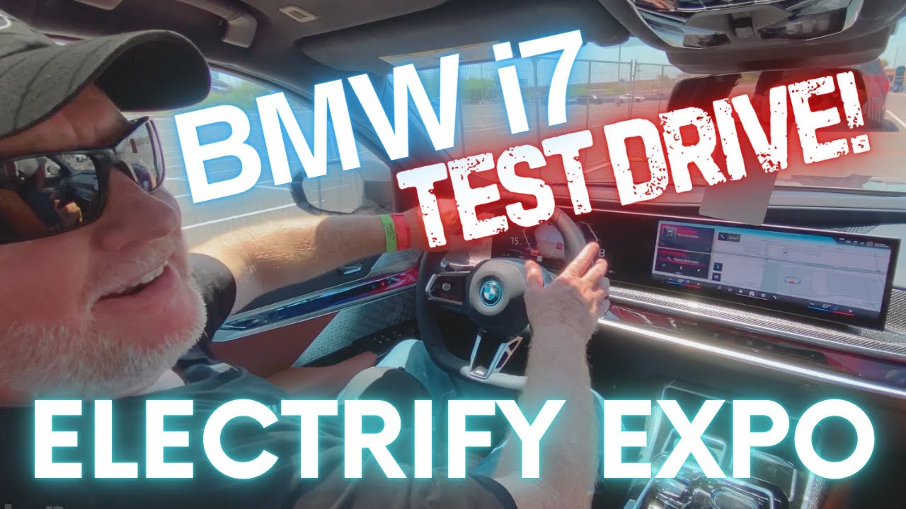 BMW i7 Electrify Expo test drive - All Electric Luxury