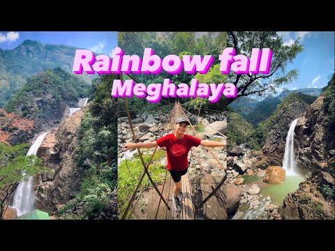 Is it worth going Rainbow fall! आइए जरा देखें | #rainbowfalls #livingrootbridge #meghalaya