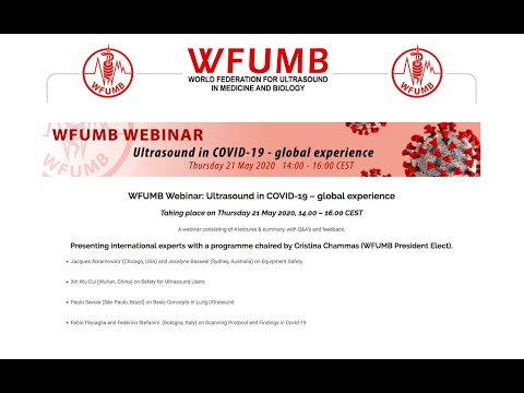 WFUMB WEBINAR: Ultrasound in COVID-19  global experience. F. Stefanini  Scanning Protocol & Findings