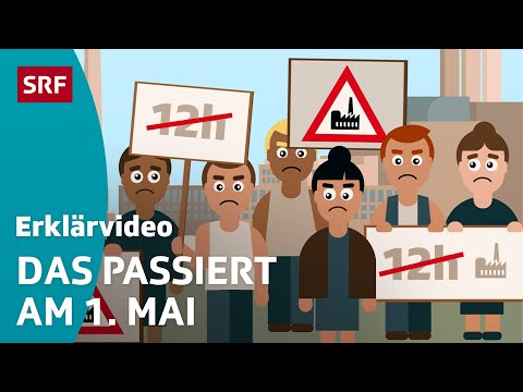 «Tag der Arbeit» am 1. Mai – einfach erklärt | Kindervideos | SRF Kids