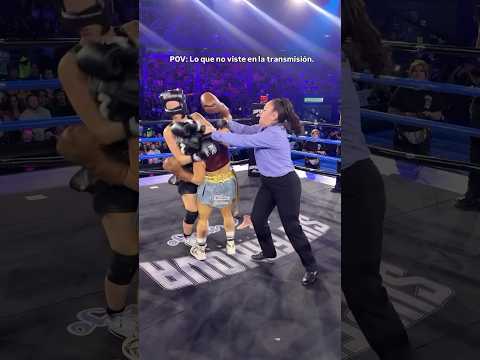What wasn't seen in the broadcast of Alana vs. Gala Montes' fight... #alanaflores #galamontes