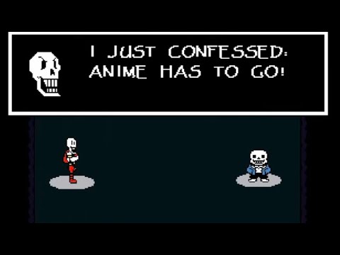 SANS VS PAPYRUS new cutscene : Undertale 10th anniversary