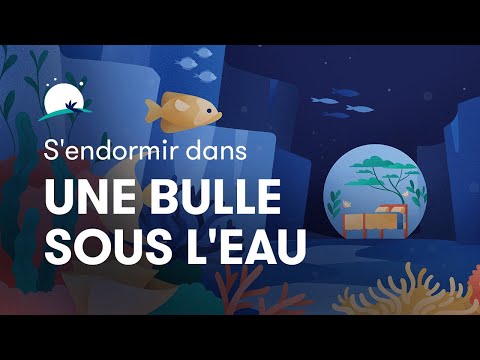 S'endormir dans une bulle confortable sous l'eau | 8 heures | Vagues sonores | BetterSleep