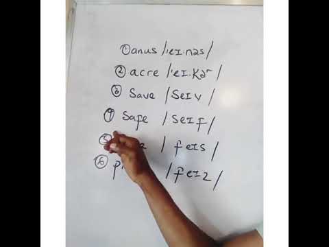 PhonateRite with Damilola: Pronouncing "acre", "save," "safe," "face," & "phase."