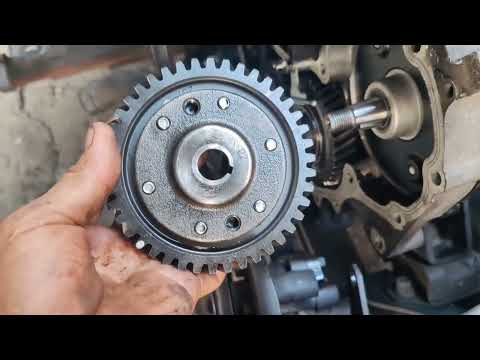 ISUZU 4JB1 Engine fuel pump  timing marks.​