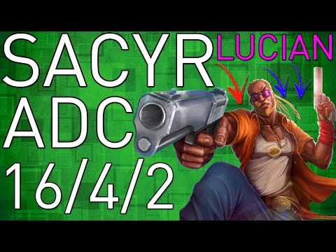RED SacyR - Lucian vs Caitlyn - LoL BR Challenger 382LP