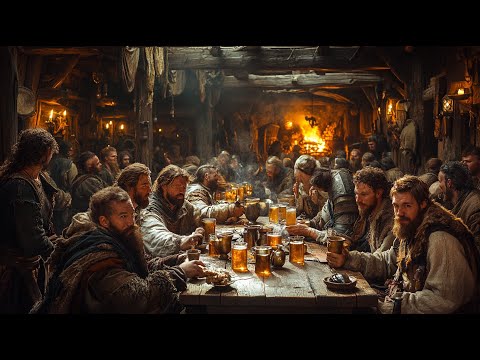 Celtic Fantasy Music - Medieval Tavern Fantasy Music - Celtic Music for Good Sleep, Tavern Space